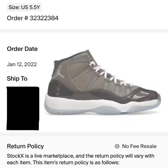 Jordan 11 Retro Cool Grey - Picture 7 of 7